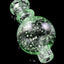 Glow-in-the-Dark Frit Glass Bubble Carb Cap “Night Spark” – Assorted Colors