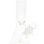 Colored Rim Glass Beaker Bong “Pastel Pour” – 8″