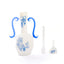 Porcelain Designed Glass Bong
