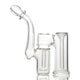 1Stop Glass 6" Clear Double Chamber Bubbler