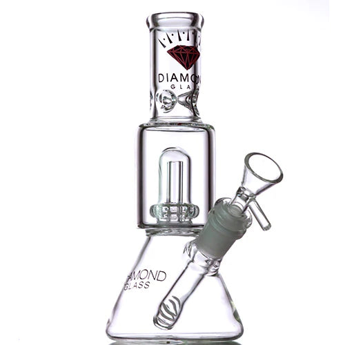 Diamond Glass Beaker Bong UFO Perc