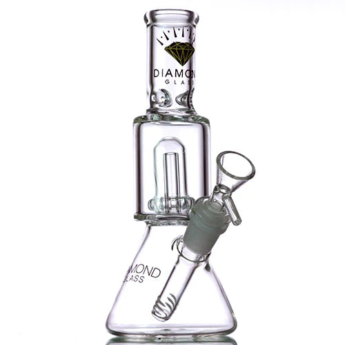 Diamond Glass Beaker Bong UFO Perc