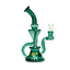 Diamond Glass 8 Inch Recycler Bong