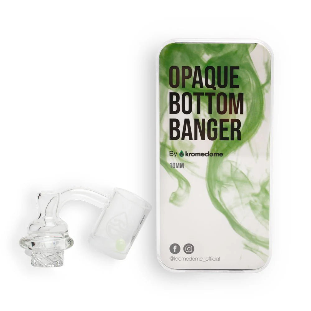 Kromedome Opaque Banger with Glow in the Dark Pearls 10MM