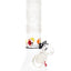 ROOR 12" Frosted Beaker Bong with Multicolor Ice Pinch – Glass-on-Glass