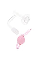 Quartz 14.5 mm Male Domeless Terp Slurper Banger – Ball & Chain – 2 mm/4 mm