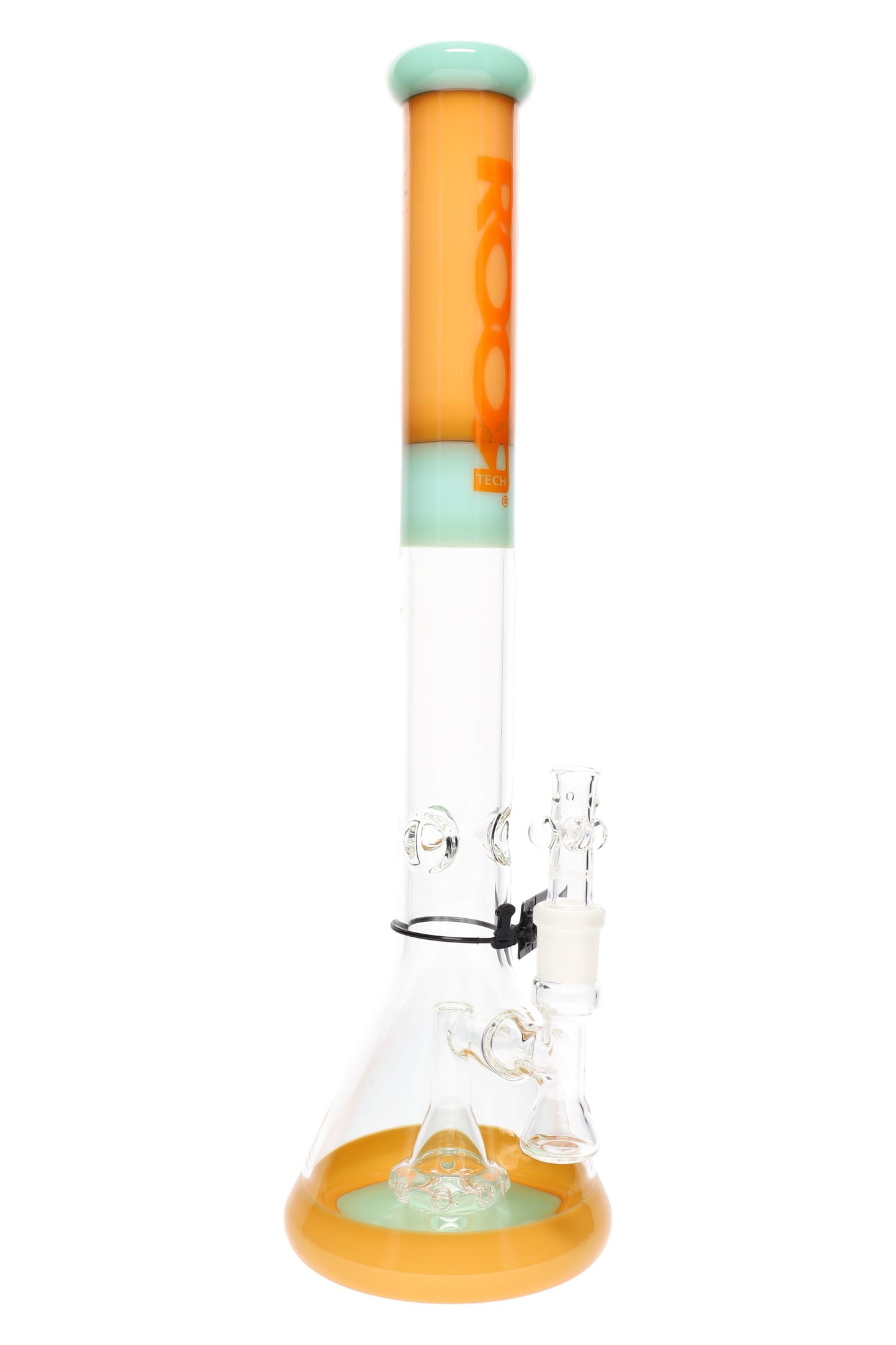 ROOR Tech 18″ Multicolor Beaker Bong with Showerhead Perc – 5 mm Thick