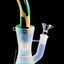 2-Part Silicone Bong “Hive Pop” – Honeycomb-to-Dome Percs – 8½″