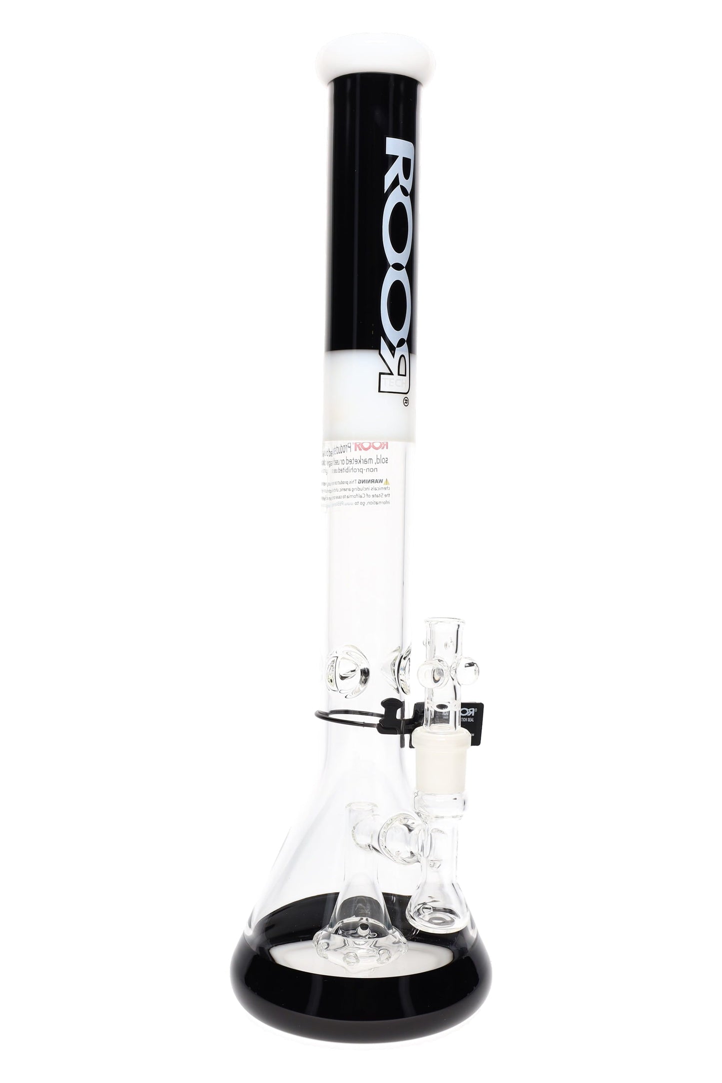 ROOR Tech 18″ Multicolor Beaker Bong with Showerhead Perc – 5 mm Thick