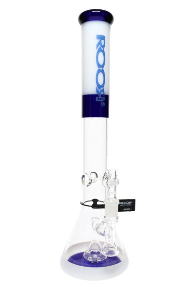 ROOR Tech 18″ Stemless Beaker Bong with Showerhead Perc – Assorted Colors