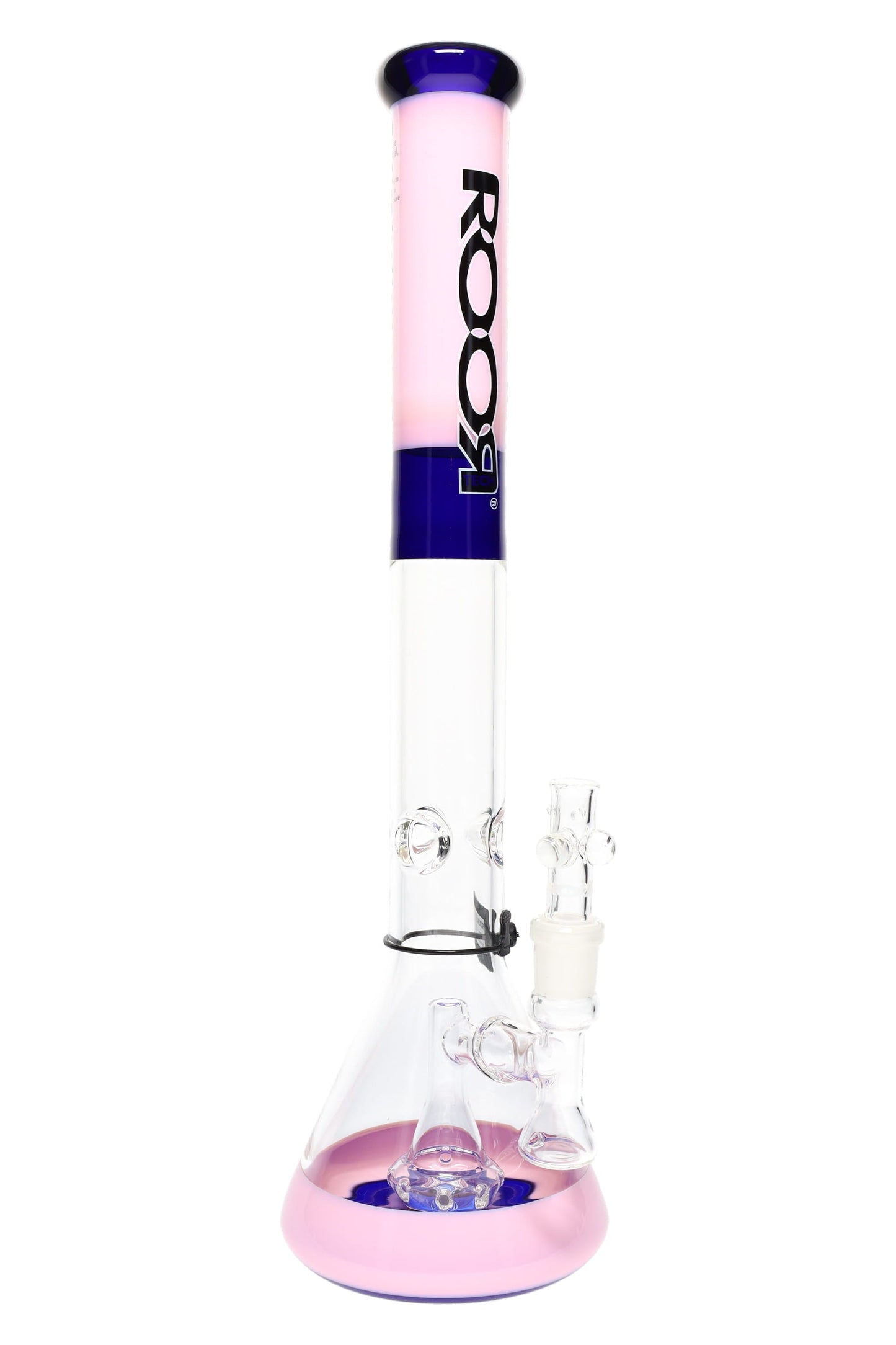 ROOR Tech 18″ Multicolor Beaker Bong with Showerhead Perc – 5 mm Thick