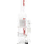 ROOR Tech 14″ Straight Shooter Bong – Tree-to-Showerhead Perc (Glass-on-Glass)