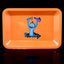 Small Art Metal Rolling Tray – 7″ × 5″ – Select Design