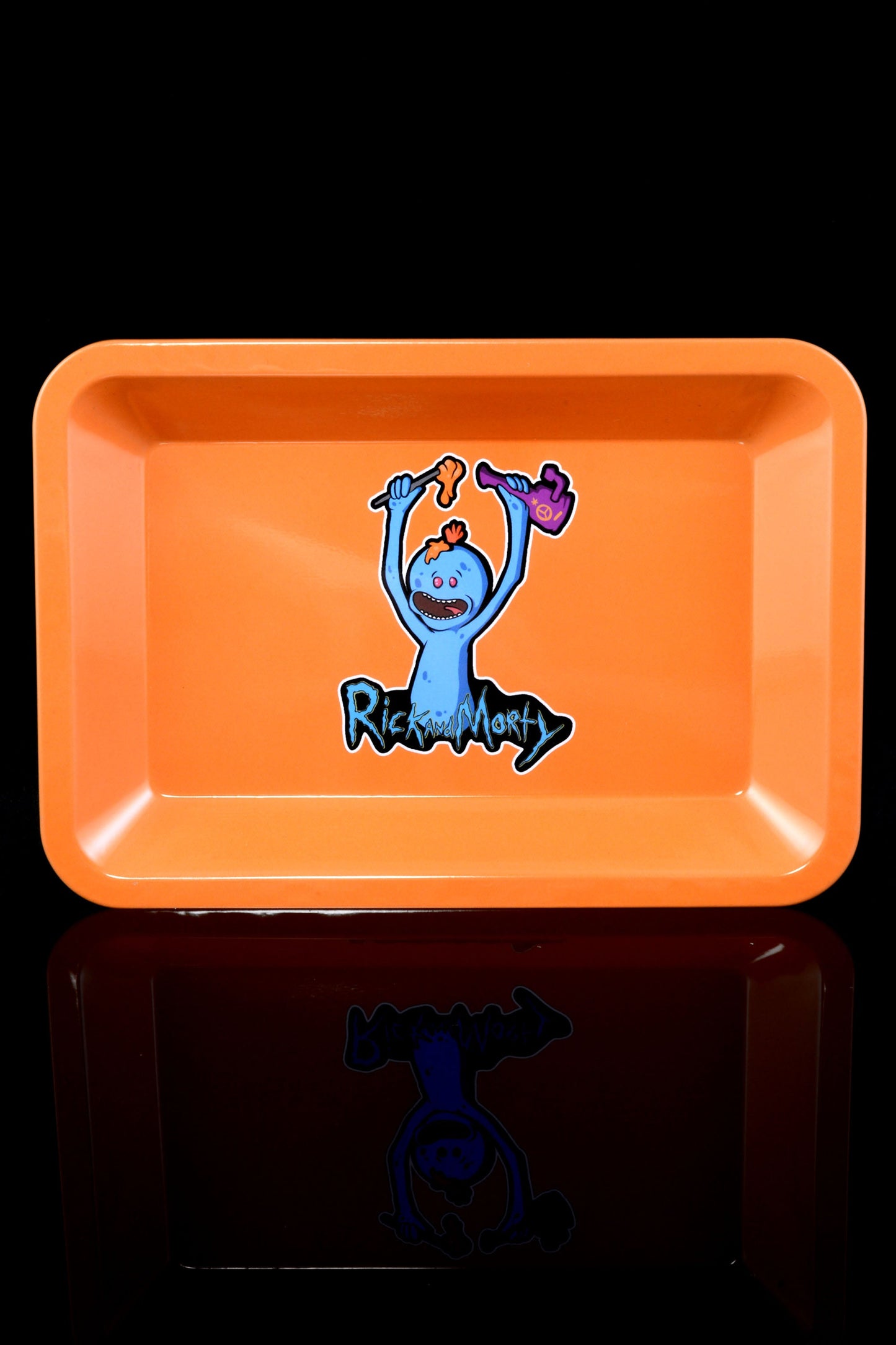 Small Art Metal Rolling Tray – 7″ × 5″ – Select Design