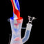 2-Part Silicone Bong “Hive Pop” – Honeycomb-to-Dome Percs – 8½″