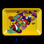 Small Art Metal Rolling Tray – 7″ × 5″ – Select Design