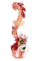 Glass Eyeball Sherlock Bubbler “Bloodshot Beast” – Silver Fumed – 9″ – Assorted Colors