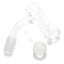 GRAV Hourglass Quartz Banger Set – Marble Cap & Pearls