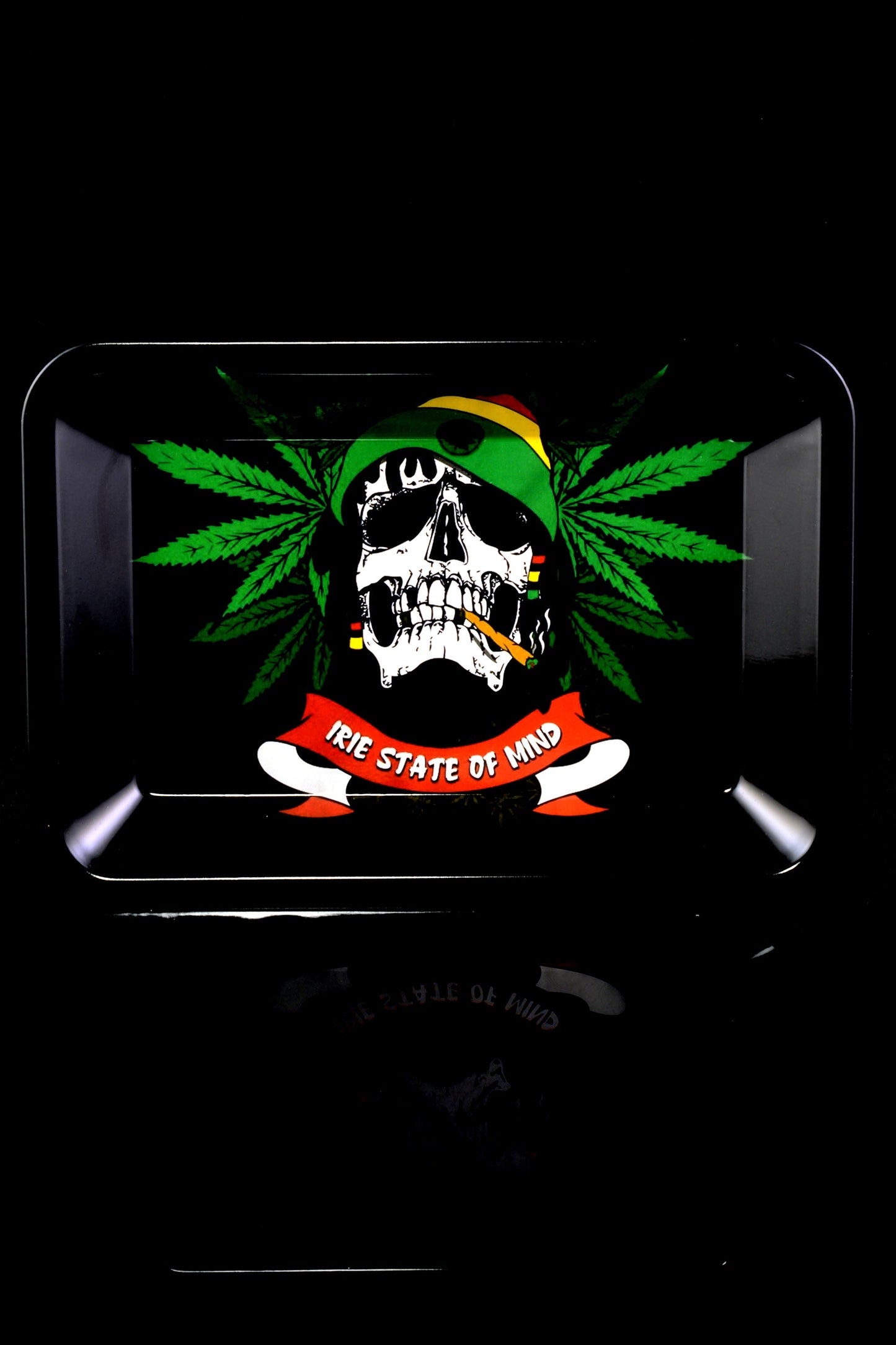 Small Art Metal Rolling Tray – 7″ × 5″ – Select Design