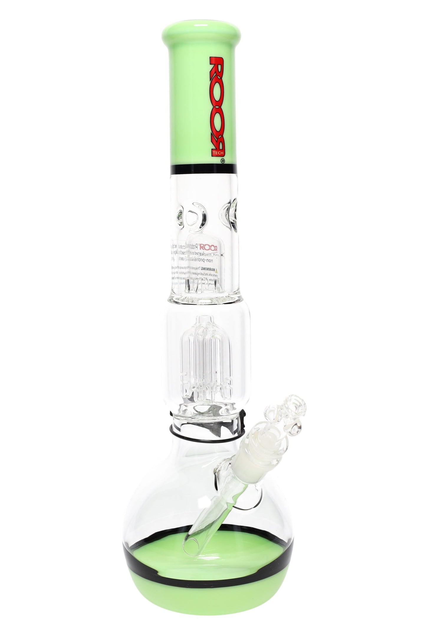 ROOR Tech 14" Multicolor Bubble Base Bong – GOG with Tree Perc