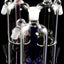 Glass 14.5 mm Male-to-Female 45° Ash Catcher with Showerhead Perc