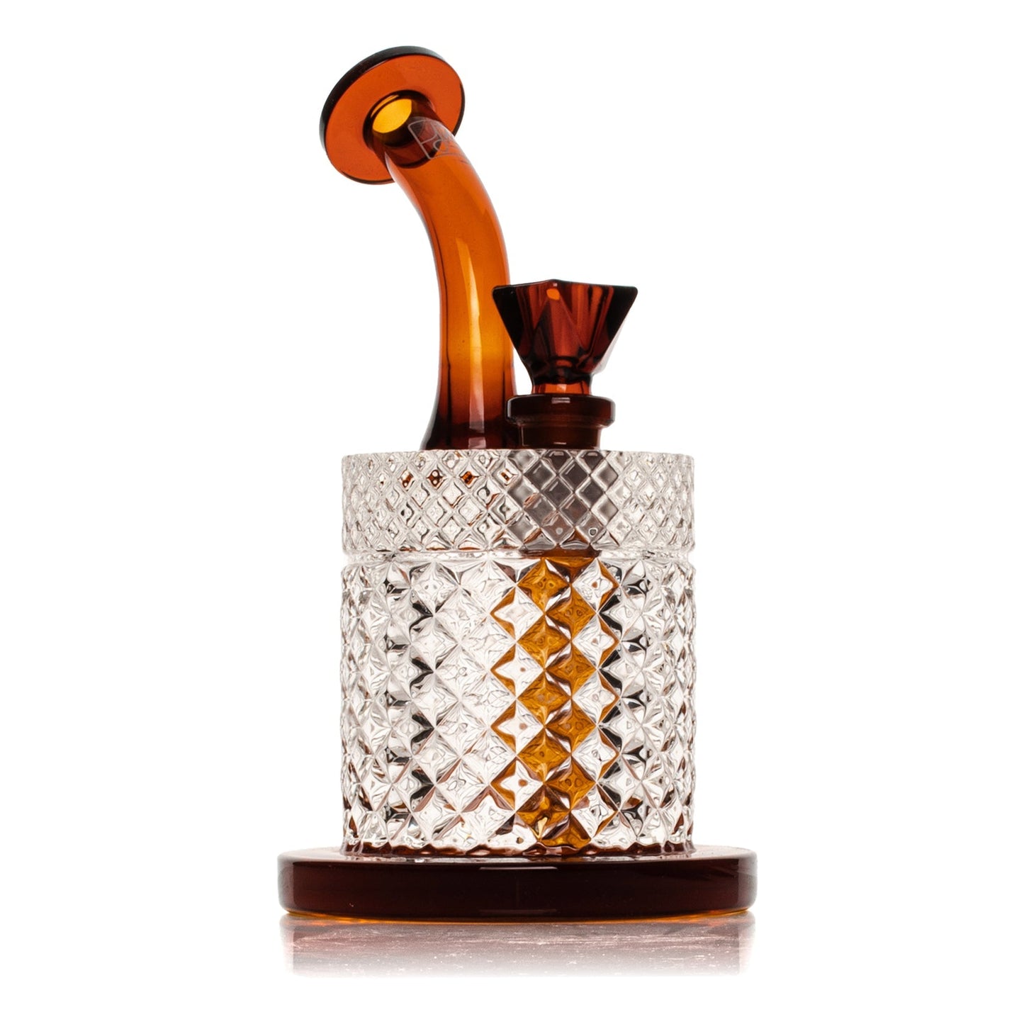 Jane West Twenties Collection Glass Water Pipe – 7½″