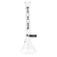 RooR Classic 18" Beaker Waterpipe - Black/White Logo