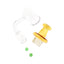 Quartz 14.5 mm Male Spinner Banger – Domeless – With Banger Beads