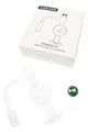 Quartz 14.5 mm Male 90° Donut Disc Terp Slurper Kit – Fully Welded