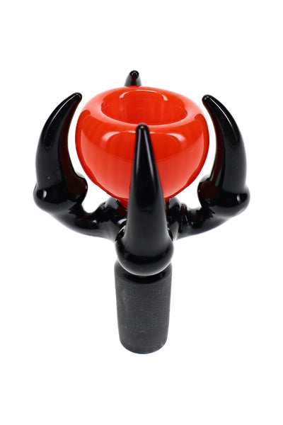 Colorful Claw Glass Bowl “Tiny Talon” – 14.5 mm Male – Assorted Colors