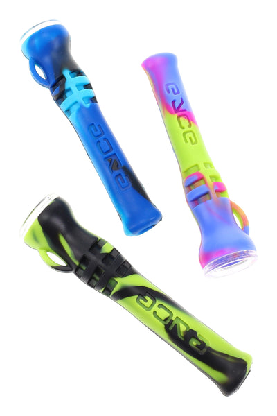 Eyce Shorty Silicone One Hitter – 13 mm Glass Bowl – Assorted Colors