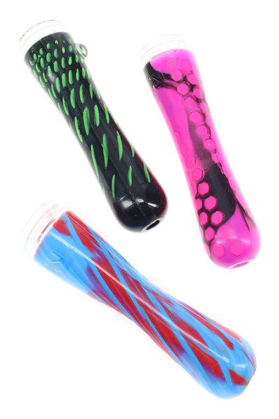 Eyce ORAFLEX Shorty Silicone One-Hitter – 3½″ – Assorted Colors