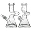 Calibear 9mm Zong Bong Beaker Glass Water Pipe | Heavy Duty Z-Curve Bong