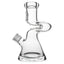 Calibear 9mm Zong Bong Beaker Glass Water Pipe | Heavy Duty Z-Curve Bong