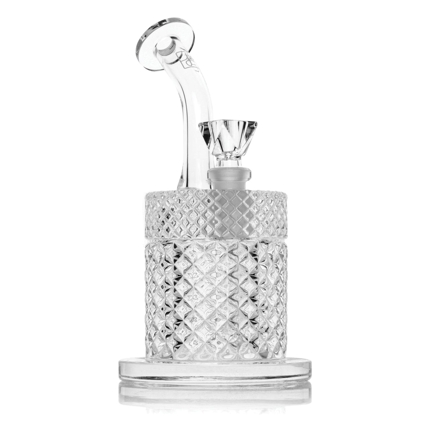 Jane West Twenties Collection Glass Water Pipe – 7½″