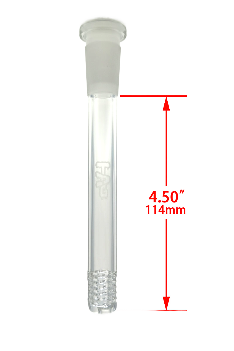 TAG - 18/14MM 6 Row x 3 (54 Hole) Open End Gridded Super Slit Downstem (5.50")