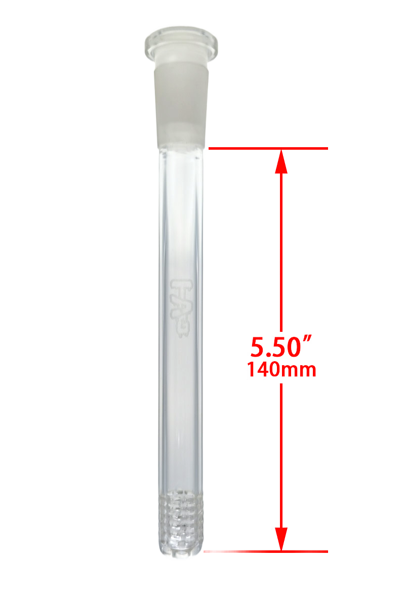 TAG - 18/14MM 6 Row x 3 (54 Hole) Open End Gridded Super Slit Downstem (5.50")