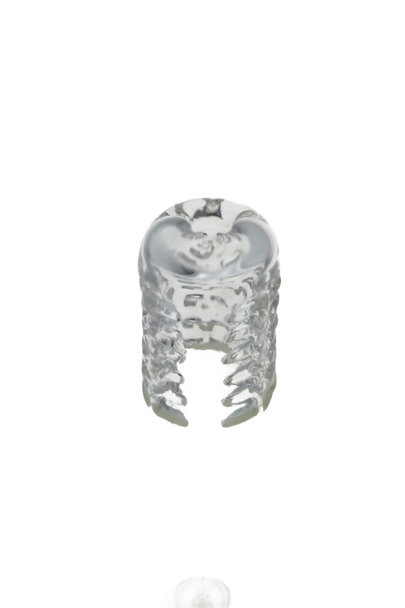 TAG - 18/14MM 6 Row x 3 (54 Hole) Open End Gridded Super Slit Downstem (5.50")