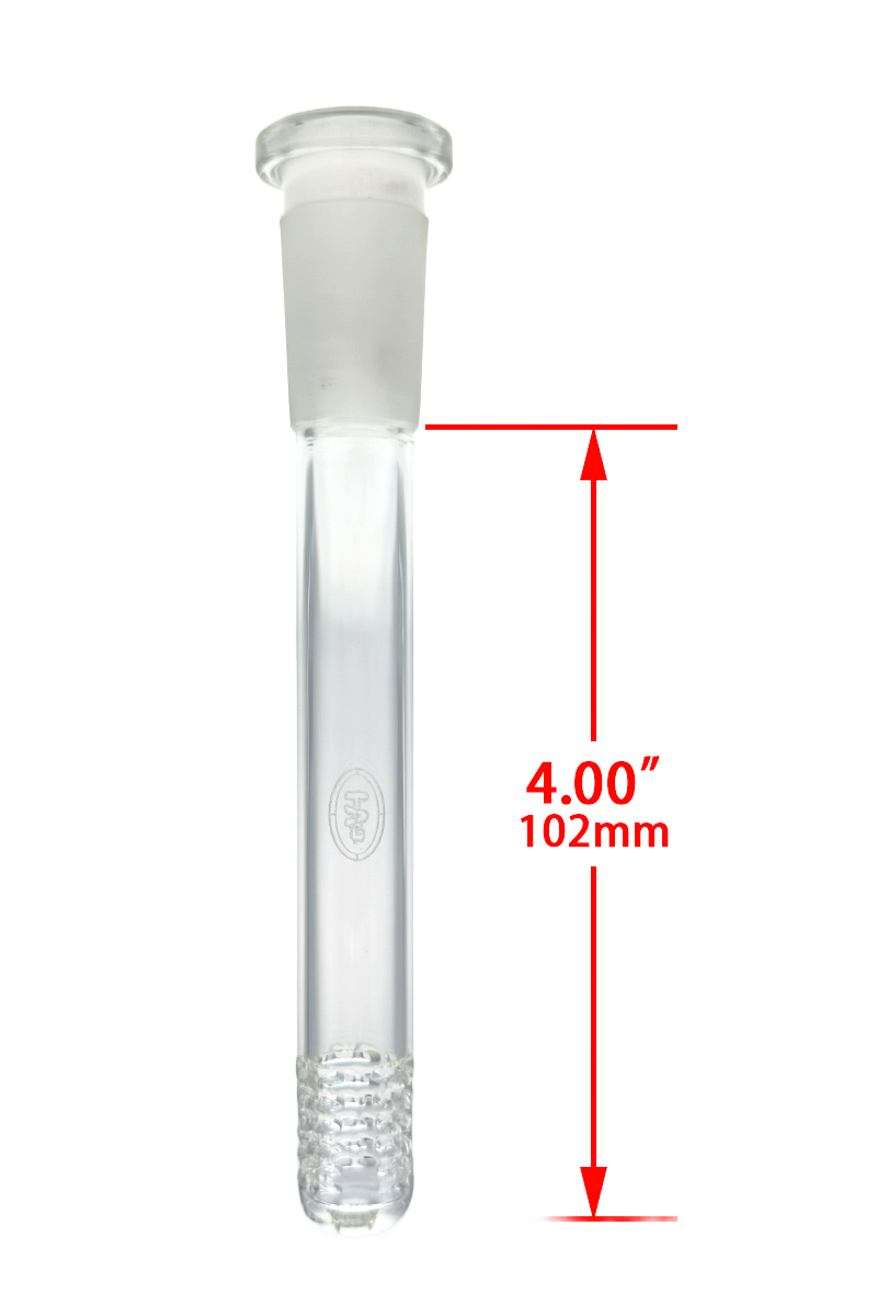 TAG - 18/14MM 6 Row x 3 (54 Hole) Open End Gridded Super Slit Downstem (5.50")