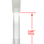 TAG - 18/14MM 6 Row x 3 (54 Hole) Open End Gridded Super Slit Downstem (5.50")