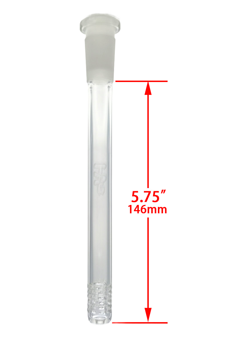 TAG - 18/14MM 6 Row x 3 (54 Hole) Open End Gridded Super Slit Downstem (5.50")