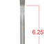 TAG - 18/14MM 6 Row x 3 (54 Hole) Open End Gridded Super Slit Downstem (5.50")