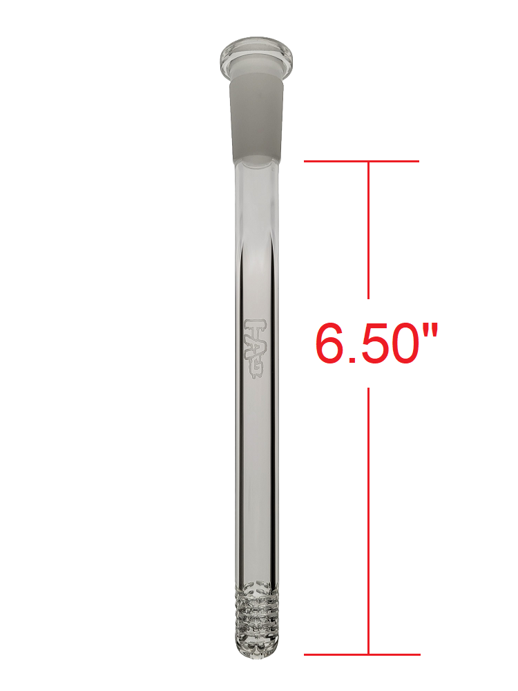 TAG - 18/14MM 6 Row x 3 (54 Hole) Open End Gridded Super Slit Downstem (5.50")