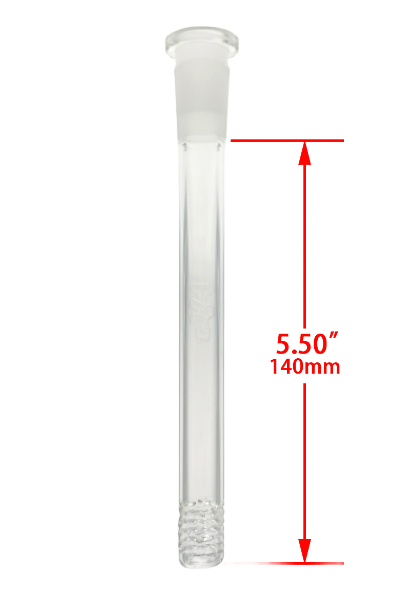 TAG - 18/14MM 6 Row x 3 (54 Hole) Open End Gridded Super Slit Downstem (5.50")