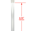 TAG - 18/14MM Open End 32 Slit Multiplying Rod Downstem