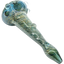 The "Abyss" Oil-Drop Honeycomb Head Glass Spoon Pipes