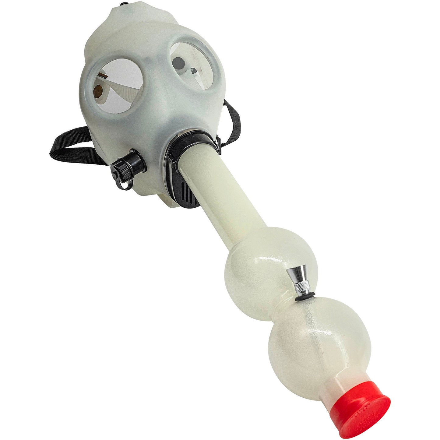 JM Enterprises Acrylic Glow In The Dark Double Bubble Diffuser Gas Mask