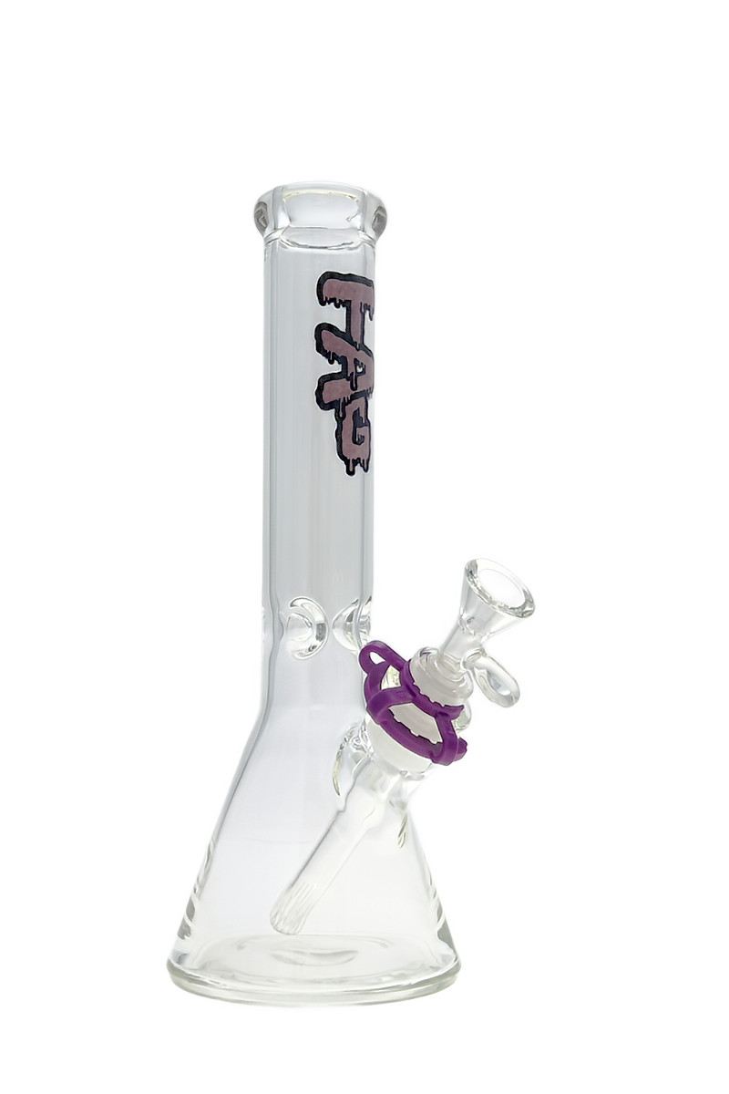 TAG - 12" Beaker 44x4MM - 18/14MM Downstem (4.00")