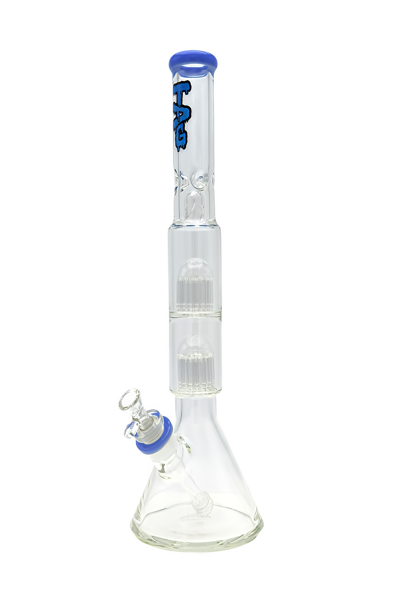 TAG - 21" Fixed Double 16 Arm Tree Beaker 50x7MM - 28/18MM Downstem (5.00")
