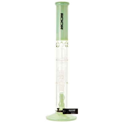 RooR 18" 10 Arm Tree Perc Straight Waterpipe - Green